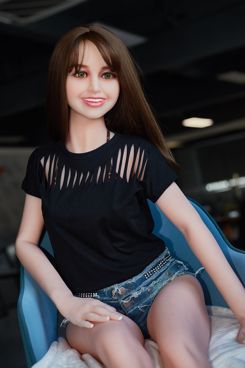 Kingmansion Melissa 158cm C Cup Lifelike Real Full Size Sexy Female TPE Sex Dolls Toys for Men